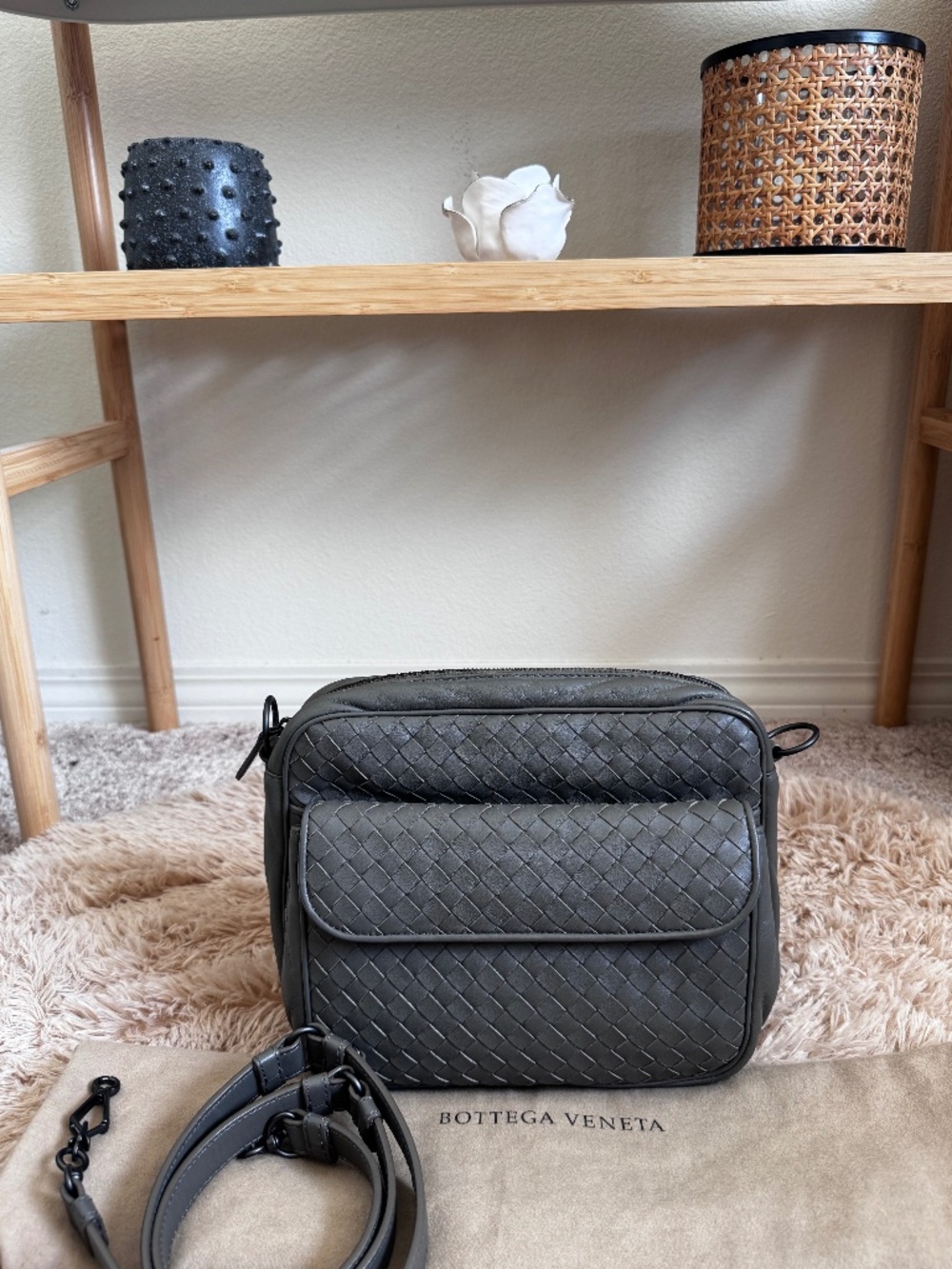 Bottega Veneta Intrecciato Crossbody Bag